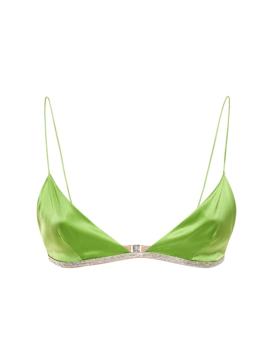 Nué - Soutien-gorge triangle en satin embelli