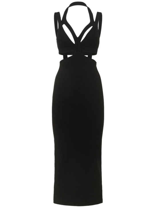 Dion Lee - Vestido midi de punto acanalado