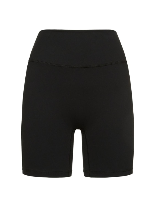 Weworewhat: Radlerhose mit hohem Bund und Auschnittdetails