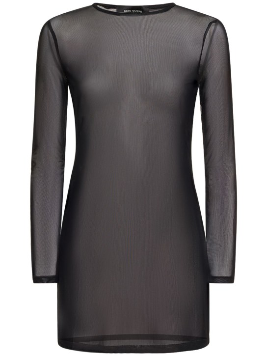Alex Rivière Studio - MINIKLEID AUS STRETCH-MESH