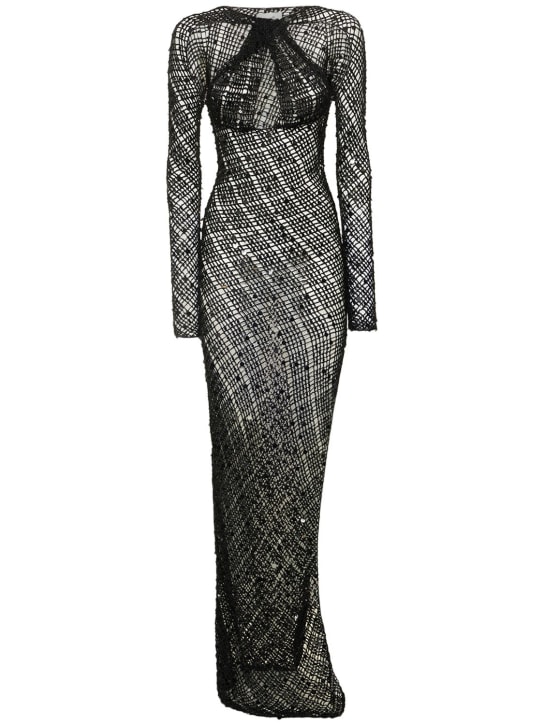 Coperni - Vestido de lentejuelas con aberturas