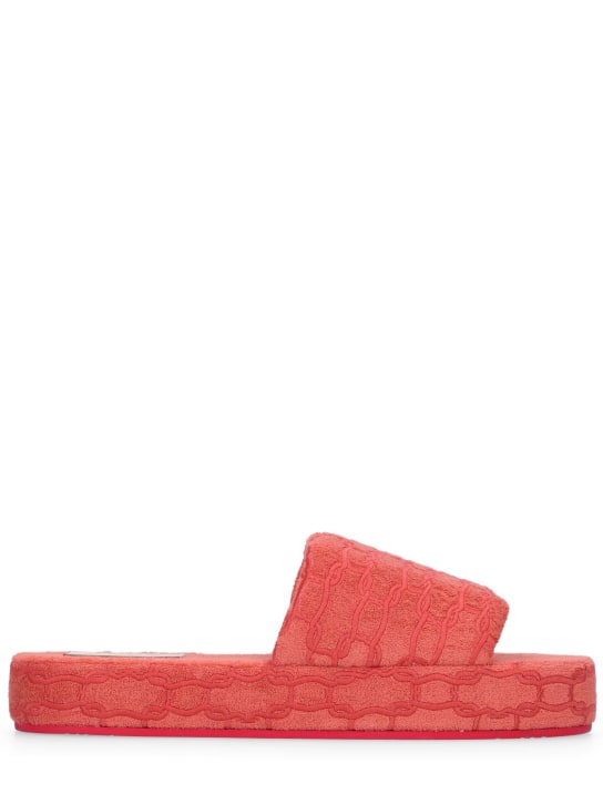 Agnona - Chaussons en coton éponge stretch