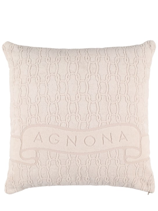 Agnona - Coussin à logo