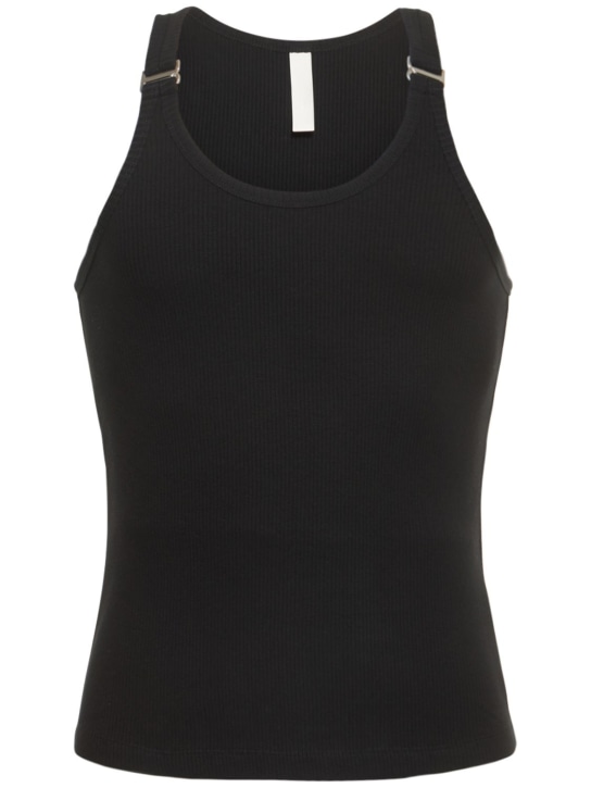Dion Lee - Débardeur en coton côtelé E-Hook