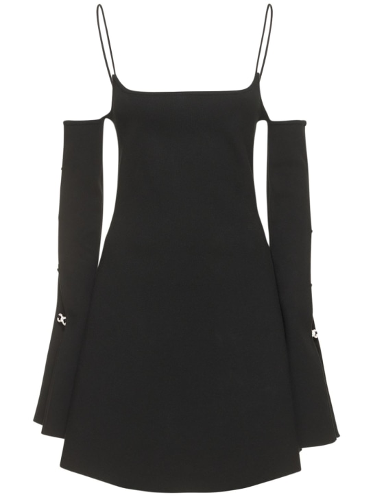 Mach & Mach: Robe courte ajourée embellie Amelie