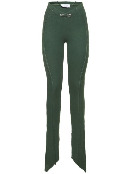 Sami Miro Vintage - Stretch jersey pants w/ seams