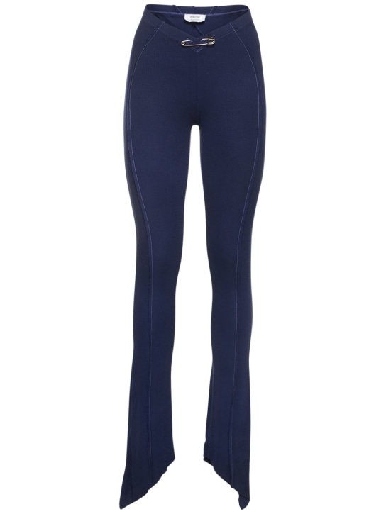 Sami Miro Vintage: Pantaloni in jersey stretch / cuciture