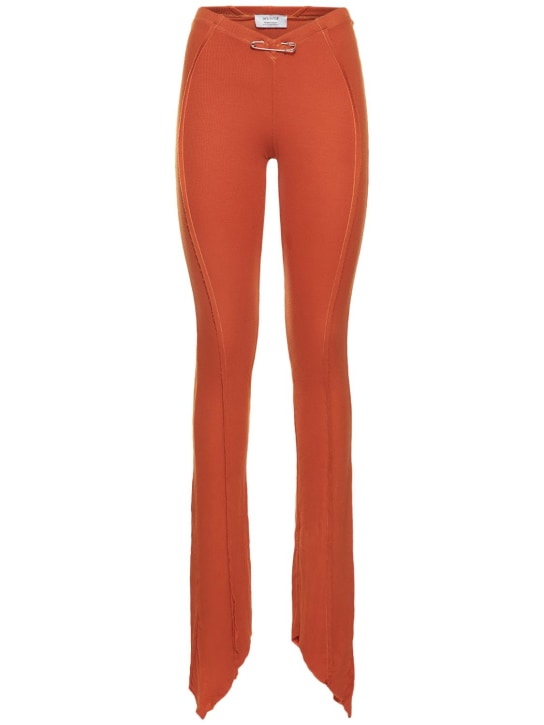 Sami Miro Vintage: Pantalon en jersey stretch détail coutures