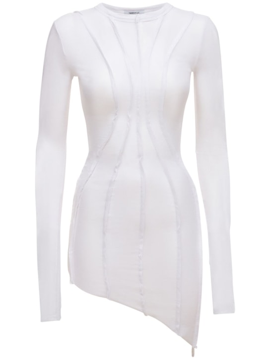 Sami Miro Vintage: Vestito con scollo rotondo e maniche lunghe