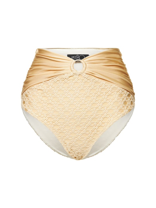 Patbo - Bas de bikini en crochet Monstera