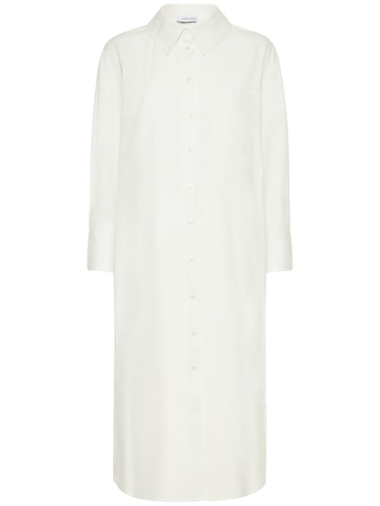 ANINE BING - Midihemdkleid aus Baumwollpopeline „Mika“