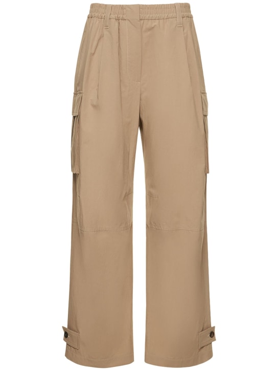 Brunello Cucinelli - Cotton poplin wide cargo pants