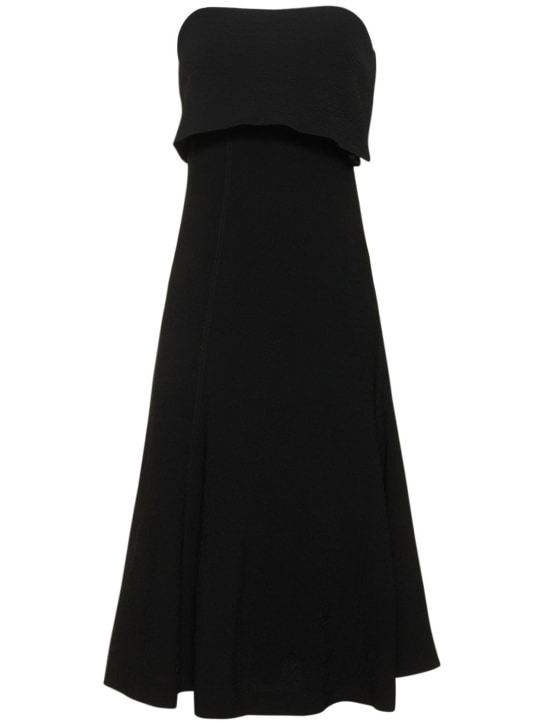 Bite Studios - Robe midi sans bretelles en viscose Artist