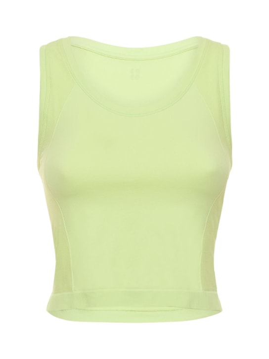 Sweaty Betty: Tank top cropped Athlete senza cuciture