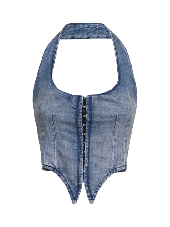 Miaou: Gilet Dani in denim di cotone