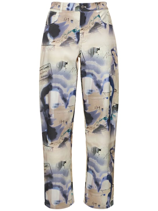 Miaou - Gerade, bedruckte Hose „Fargo“