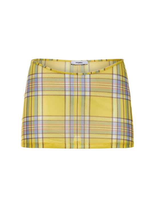 Miaou - Elektra checked mini skirt