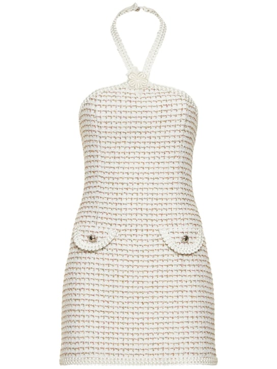 Alessandra Rich: Vestito in tweed con lurex
