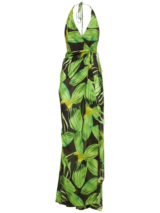 Louisa Ballou - King tide stretch chiffon long dress