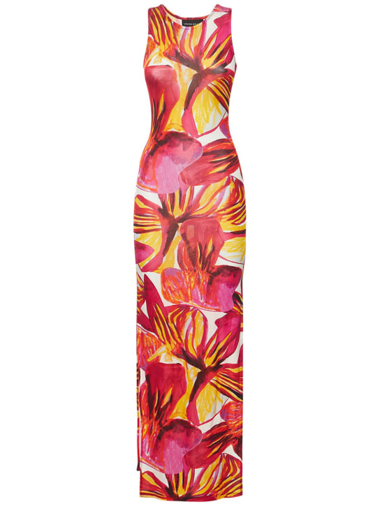 Louisa Ballou - Sea breeze long stretch dress