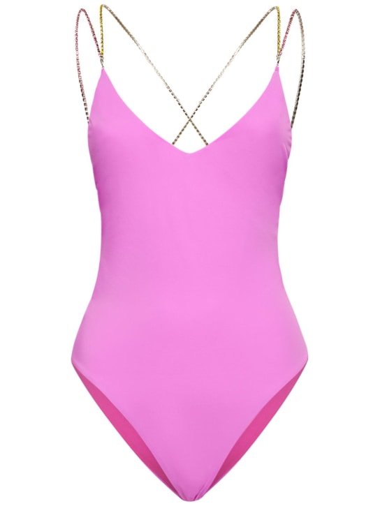 GCDS - Bling embellished one piece swimsuit