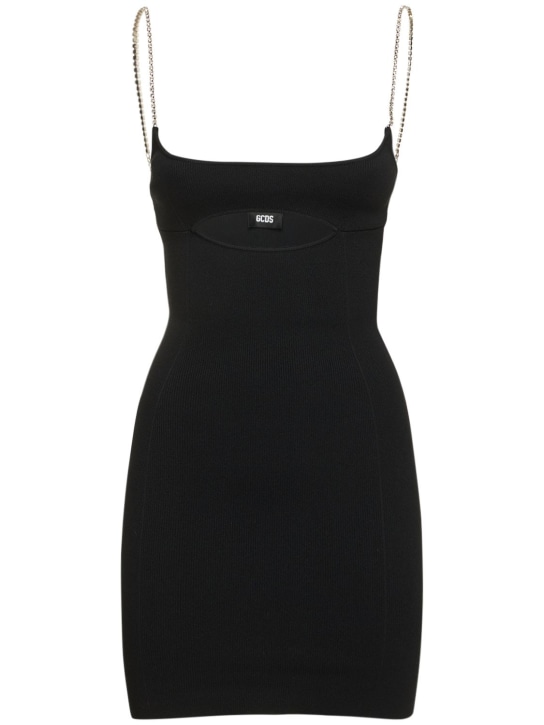 GCDS: GCDS bling mini dress