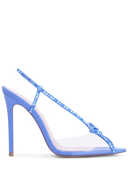 Andrea Wazen: Sandalias de piel y PVC 105mm