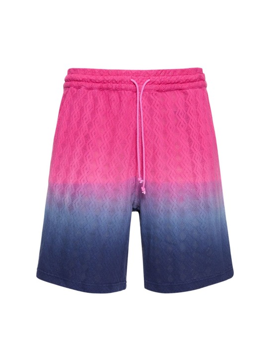 Agr - Shorts in pizzo di cotone dégradé