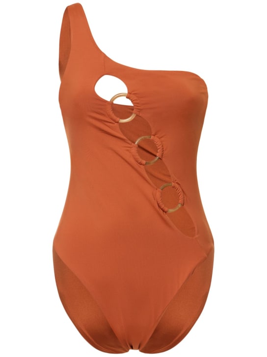 Weworewhat: One shoulder o ring onepiece swimsuit