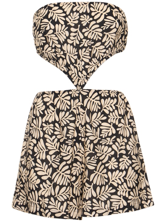 Weworewhat - Strapless cutout romper