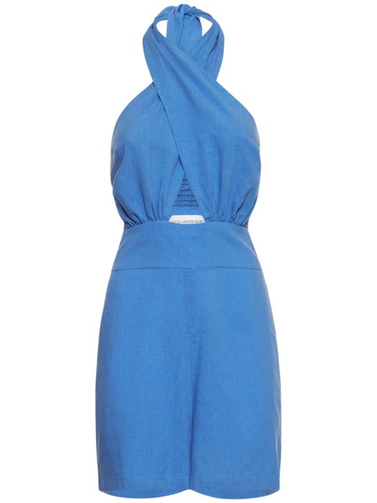 FÊTE IMPÉRIALE: Liera linen blend romper