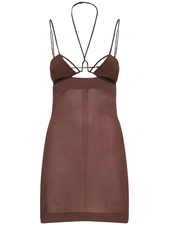 Nensi Dojaka - Wire bra mini dress