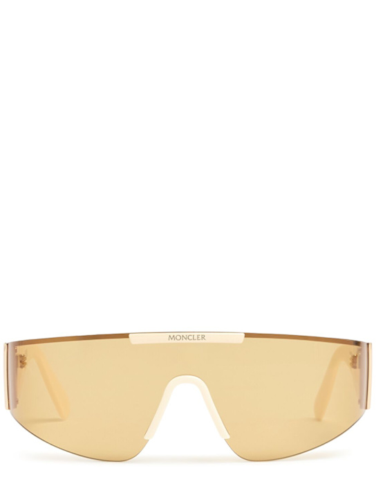 Moncler: Lunettes de soleil en métal Ombrate