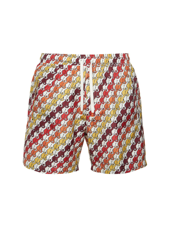 SAM DIEGO - BADESHORTS AUS TECHNOSTOFF MIT DRUCK