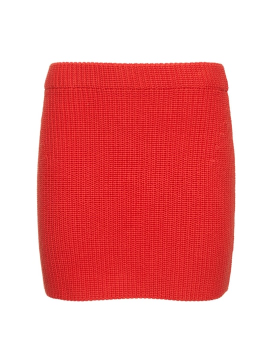 Simon Miller - Jupe courte en maille de coton Ribby