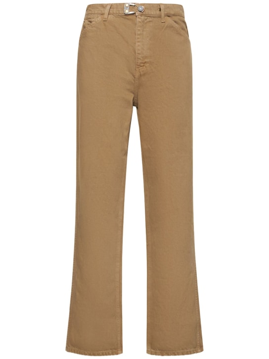 Objects Iv Life - Jeans dritti in denim di cotone 21cm