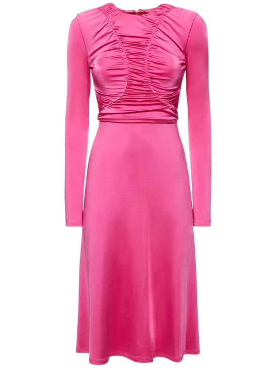 Et Ochs - Vestito midi Keasha in jersey lucido arricciato