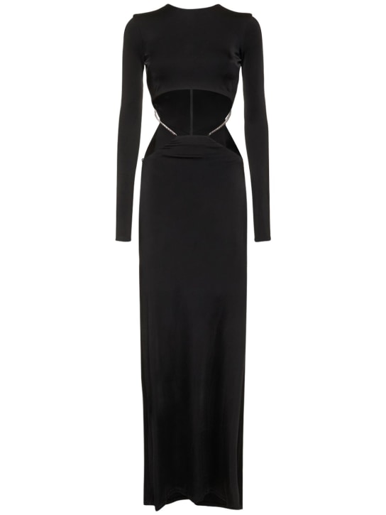 Et Ochs: Long dress with round neckline