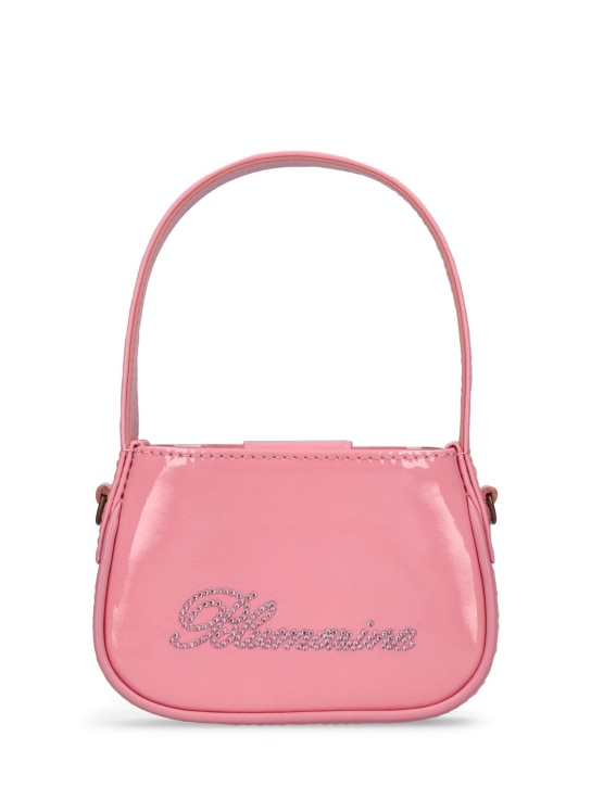 Blumarine - Mini patent leather top handle bag