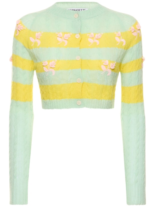 Bernadette Antwerp: Lily embroidered wool blend cardigan