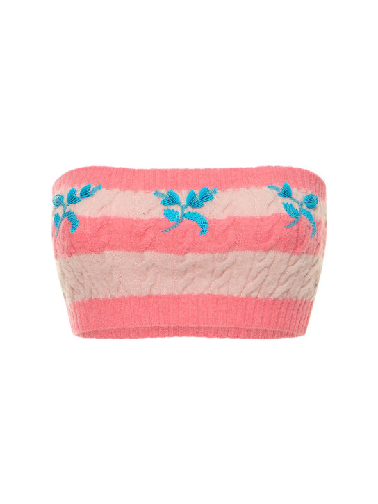 Bernadette Antwerp: Bandeau top with embroidery