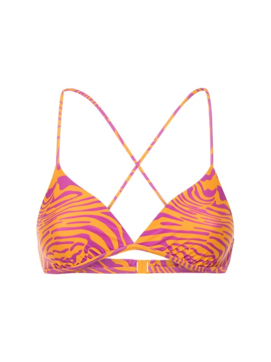 Tropic Of C: Top bikini Ilha stampato