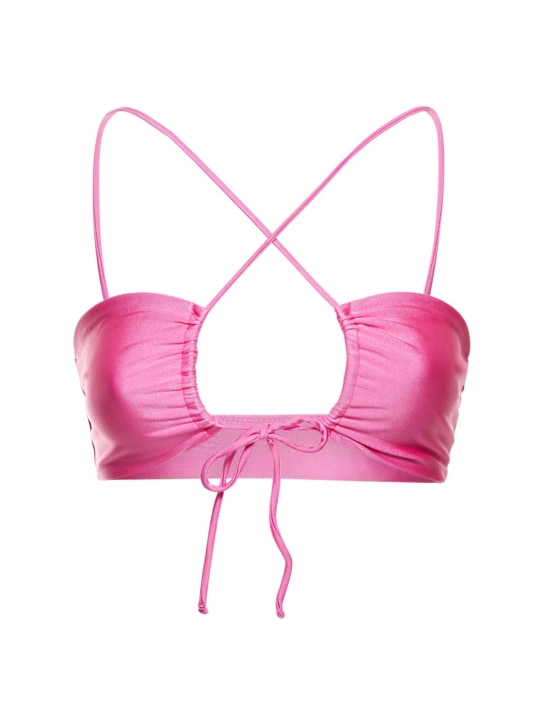 Jade Swim: Top bandeau de bikini
