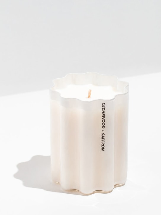 FAZEEK - Bougie Cedarwood & saffron Wave