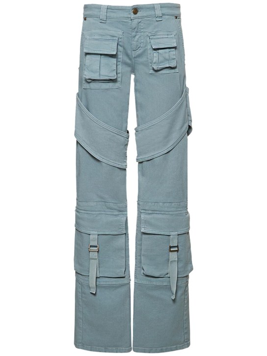 Blumarine: Pantaloni cargo LVR Exclusive in tela