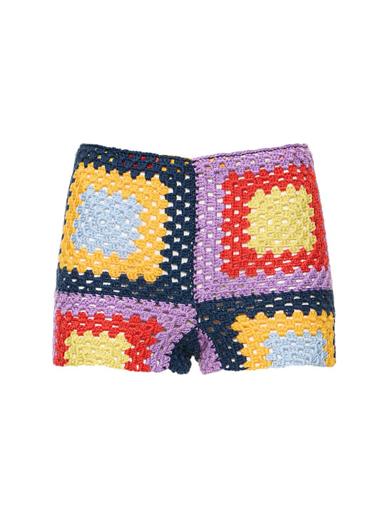 Marni - MINISHORTS AUS BAUMWOLLHÄKELEI