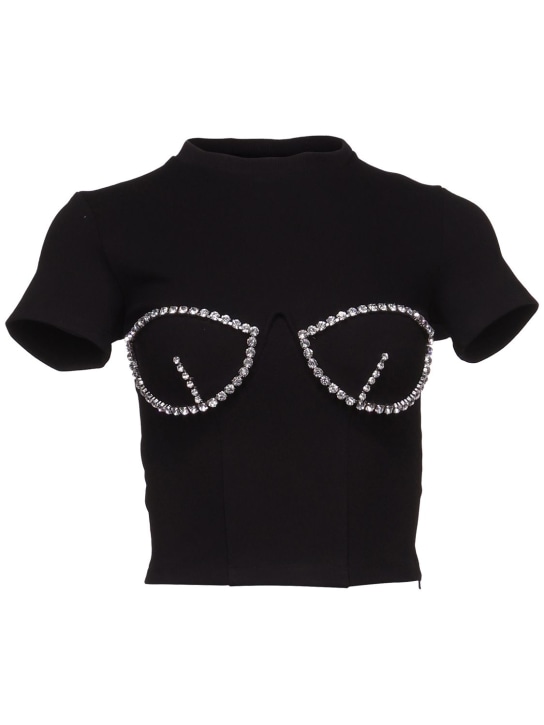 Area: T-shirt bustier avec cristaux