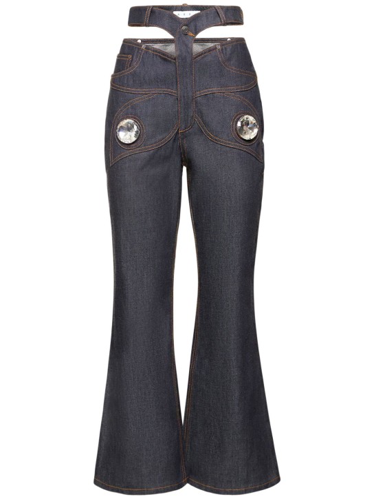 Area - Jeans Butterfly de denim de algodón