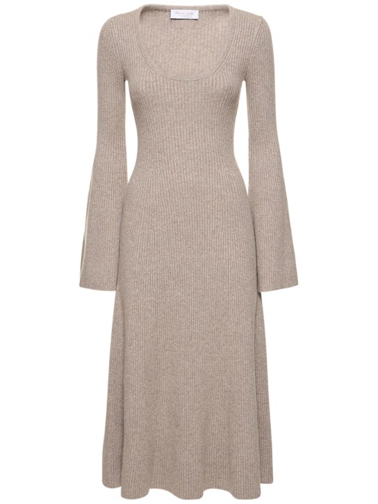 Michael Kors Collection - Vestito midi in maglia di cashmere