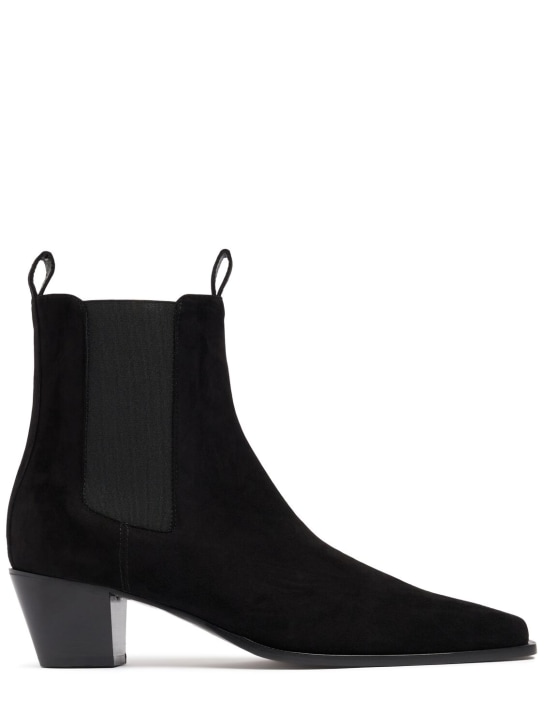 Toteme - 50mm hohe Stiefel aus Wildleder „The City“